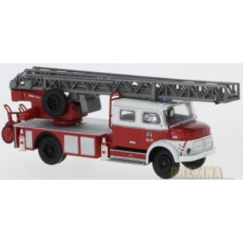 Mercedes-Benz L 1519 DLK 30, Feuerwehr Marburg, rot/weiß, Baujahr 1972