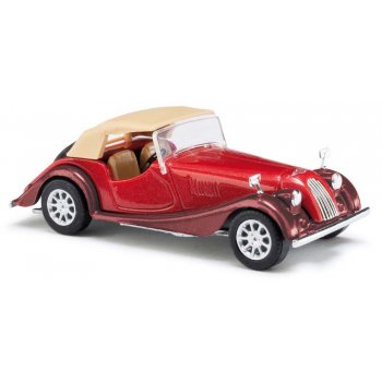 Morgan Plus 8 geschlossen, Metallica, rot, Bj.1968