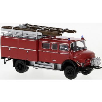 Mercedes-Benz LAF 1113, LF 16 mit Vorbaupumpe, Feuerwehr, feuerrot, Baujahr 1970