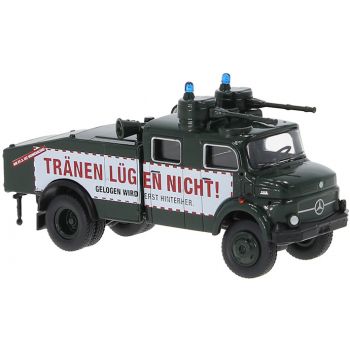 Mercedes-Benz Rundhauber LA 1113 Wasserwerfer 4000L, STUTTGART 21 - TRÄNEN LÜGEN NICHT! Protestmobil von Demonstranten Stuttgart 21 !)