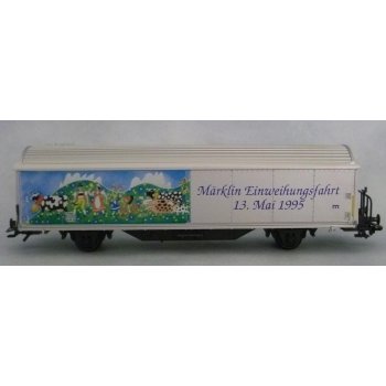 Märklin Einweihungsfahrt 13.Mai 1995 (Schiebewandwagen, wechselseitige Bedruckung)