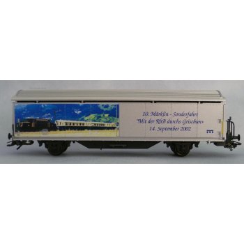 Märklin Sonderfahrt 10. Mit der RhB durchs Grischun 14.September 2002 wechselseitig mit: 10eme Voyage special Märklin Aux Grisons avec les chemins de