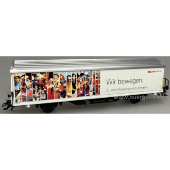 Wir bewegen. 25 Jahre Rangierbahnhof Limmattal SBB CFF FFS - Schiebewandwagen