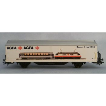 Agfa Berne 4.mai 1994 (Agfa-Lok mit Panoramawagenabbildung), (Schiebewandwagen)
