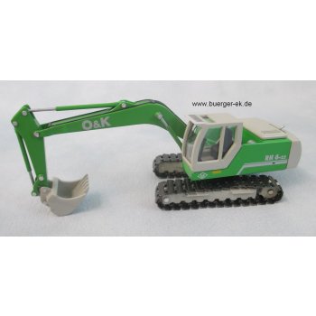 O&K RH6 Raupenbagger Schwickert, grün/grau