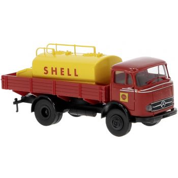 Mercedes-Benz LP 328 Pritsche beladen mit Heizöltank, SHELL