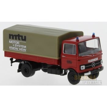 Mercedes-Benz LP 608, Pritsche/Plane, Werkfeuerwehr MTU - Motoren- und Turbinen-Union, Friedrichshafen, Baujahr 1966