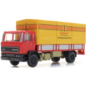 DAF LKW Pritsche/Plane 3achsig mit kippbarem Fahrerhaus, Conimex