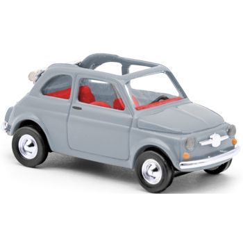 Fiat 500 Cabriolimousine Trasformabile, grau, Baujahr 1965