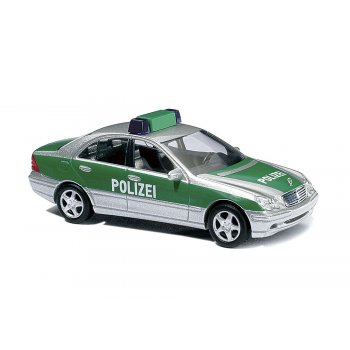Mercedes-Benz C-Klasse der POLIZEI, silber/grün