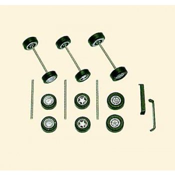 Sportfelgen mit Reifen und Spoiler