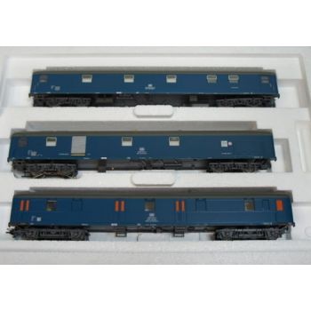 3 Hilfswagen zum Kranzug DB: Werkstattwagen, Mannschaftswagen, Seilwagen, Digital mit Licht und verschiedenen Geräuschfunktionen