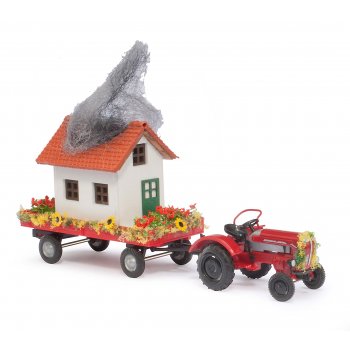 Traktor Porsche Junior K, Umzugswagen Nr.4, Freiwillige Feuerwehr, Baujahr 1957a