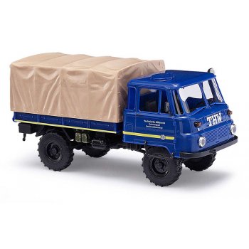 Robur LO 2002 A, Pritsche/Plane, THW