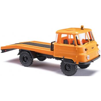 Robur LO 2002 A, Abschleppwagen, orange, Baujahr 1983