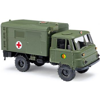 Robur LO 2002A, Sankra Grenztruppen der DDR, oliv Mattlackierung, Baujahr 1983