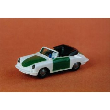 Porsche 356 Cabrio, POLIZEI, grün/weiß
