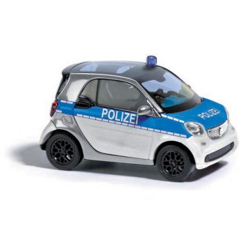Smart Fortwo Coupe 2014, POLIZEI, silber/blau