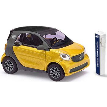 Smart Fortwo Coupe, Electric drive, gold metallic, Baujahr 2014, mit Ladesäule !
