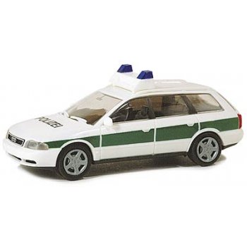 Audi A4 Avant POLIZEI Bayern, weiß/grün