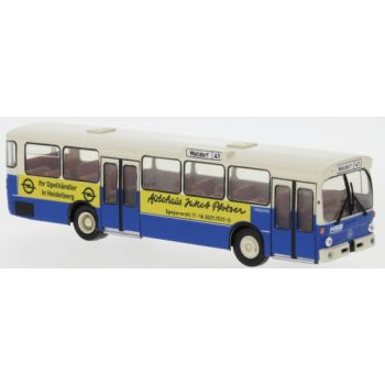 Mercedes-Benz O 305, Omnibus aus Heidelberg, Opel Pfotzer Werbebeschriftung