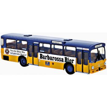 Mercedes-Benz O 305 Omnibus aus Kaiserslautern, Barbarossa Bier - Das echte Pfälzer Bier nach guter alter Brauart!
