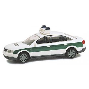 Audi A6 (Modell'97) POLIZEI Bayern, weiß/grün