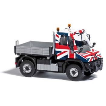 Mercedes-Benz Unimog U 430, Union Jack, Pritche, Baujahr 2013