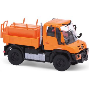 Mercedes-Benz Unimog U 430 mit Asphalt Thermofass, verkehrsorange, Baujahr 2013