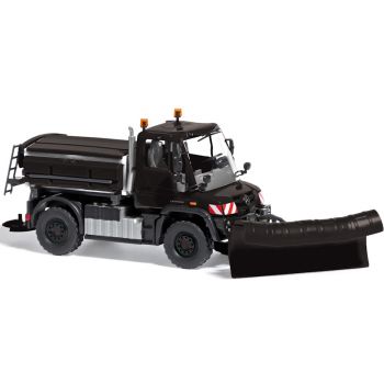 Mercedes-Benz Unimog U 430 Winterdienst mit Schneepflug und Streuaufbau, Baujahr 2013