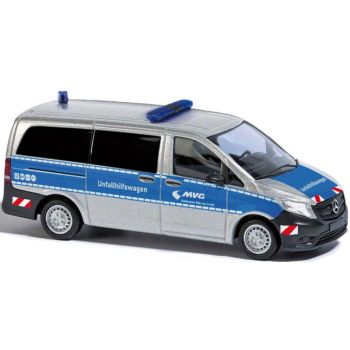 Mercedes-Benz Vito, Unfallhilfswagen MVG - Münchner Verkehrsgesellschaft, silbr/blau, Baujahr 2014