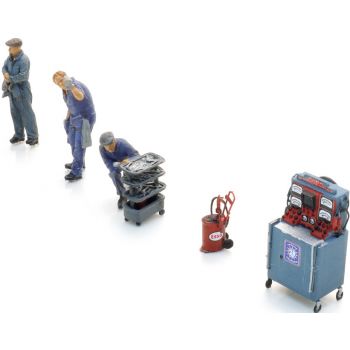 Automechaniker mit Zubehör, Spur TT