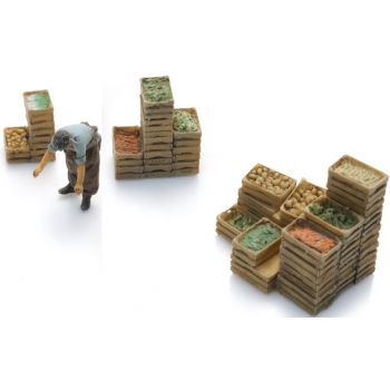 Marktverkäufer mit Kisten, Spur TT