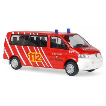 VW T5 Transporter Bus, Feuerwehr Aulendorf, MTW