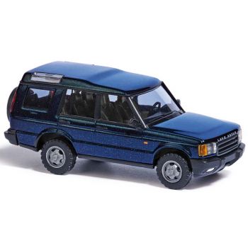 Land Rover Discovery, metallica, blau