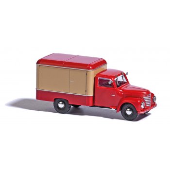 Framo V901/2 Kofferwagen, rot/beige, Baujahr 1957