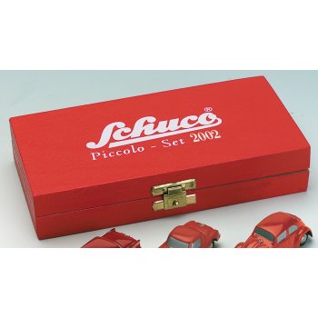 Piccolo Jahresset 2002, 3 versch. PKW, rot