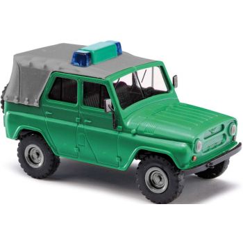 UAZ 469 mit Faltdach, geschlossen, Bundesgrenzschutz - Bundespolizei, Baujahr 1972