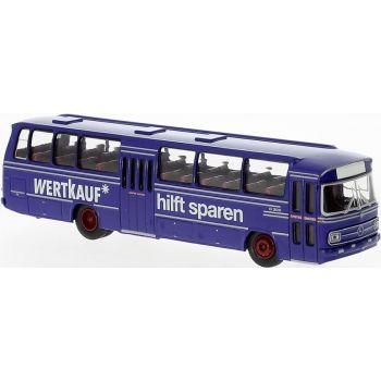 Mercedes-Benz O 302 Omnibus der DB - Deutsche Bundesbahn - Wertkauf hilft sparen, Baujahr 1970