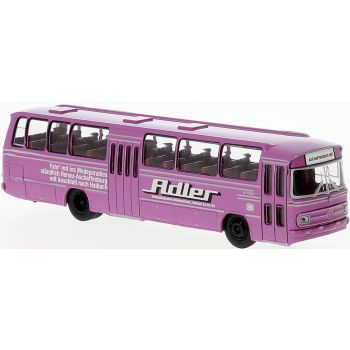 Mercedes-Benz O 302-13 RÜnh, Adler Modepark - Fahr mit ins Modeparadies stündlich Hanau-Aschaffenburg mit Anschluß nach Haibach, Baujahr 1970