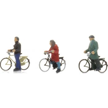 3 Radfahrer an der Ampel, Spur Z