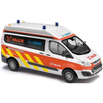 Ford Transit Custom Bus Hochdach, Rettungdienst Falck, Baujahr 2012