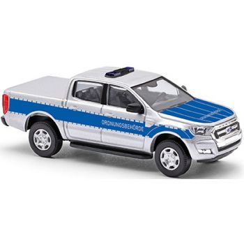 Ford Ranger, Ordnungsbehörde Wehrheim mit Blaulichtbalken, silber/blau, Baujahr 2016