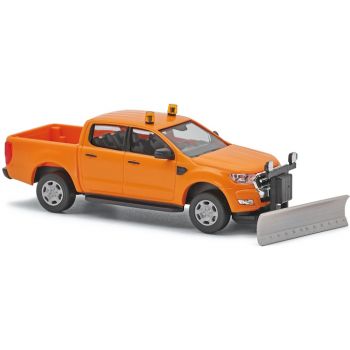 Ford Ranger mit Schneepflug, orange, Baujahr 2016