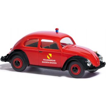 VW Käfer Brezelfenster, Feuerwehr Baden-Baden, Baden-Württemberg, Baujahr 1952