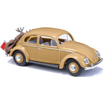 VW Käfer Ovalfenster mit Hirsch, Baujahr 1955