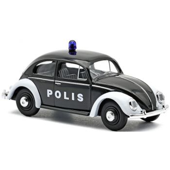VW Käfer Ovalfenster, POLIS - Polizei Schweden, Baujahr 1955