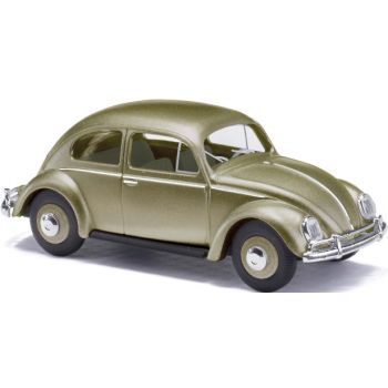 VW Käfer Exportversion mit Ovalfenster, diamantgrün metallic, Baujahr 1955