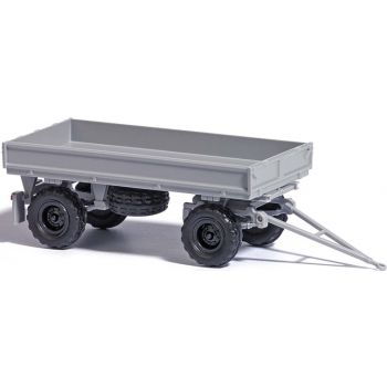 IFA HW 60 Anhänger ohne Kippgestänge und Niederdruckbereifung, grau, Baujahr 1987