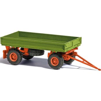 IFA HW 60 Pritschenanhänger mit Kippgestänge und Hochdruckbereifung, Baujahr 1985